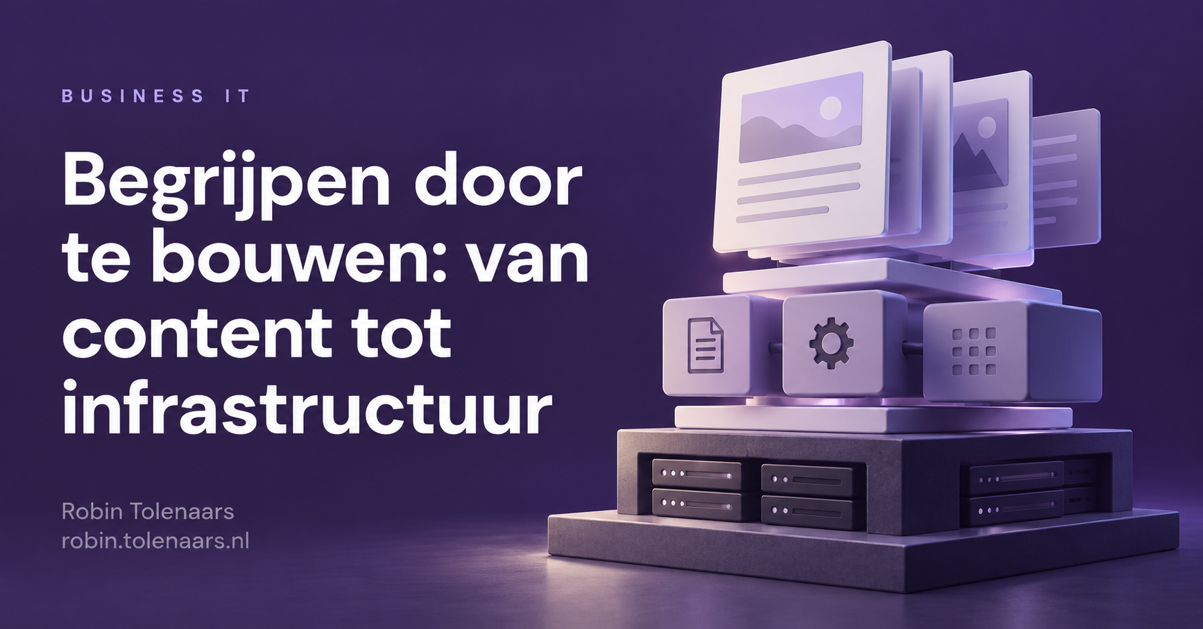 van content tot infrastructuur